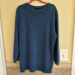 Talbot cashmere 3/4 sleeve beautiful blue sweater